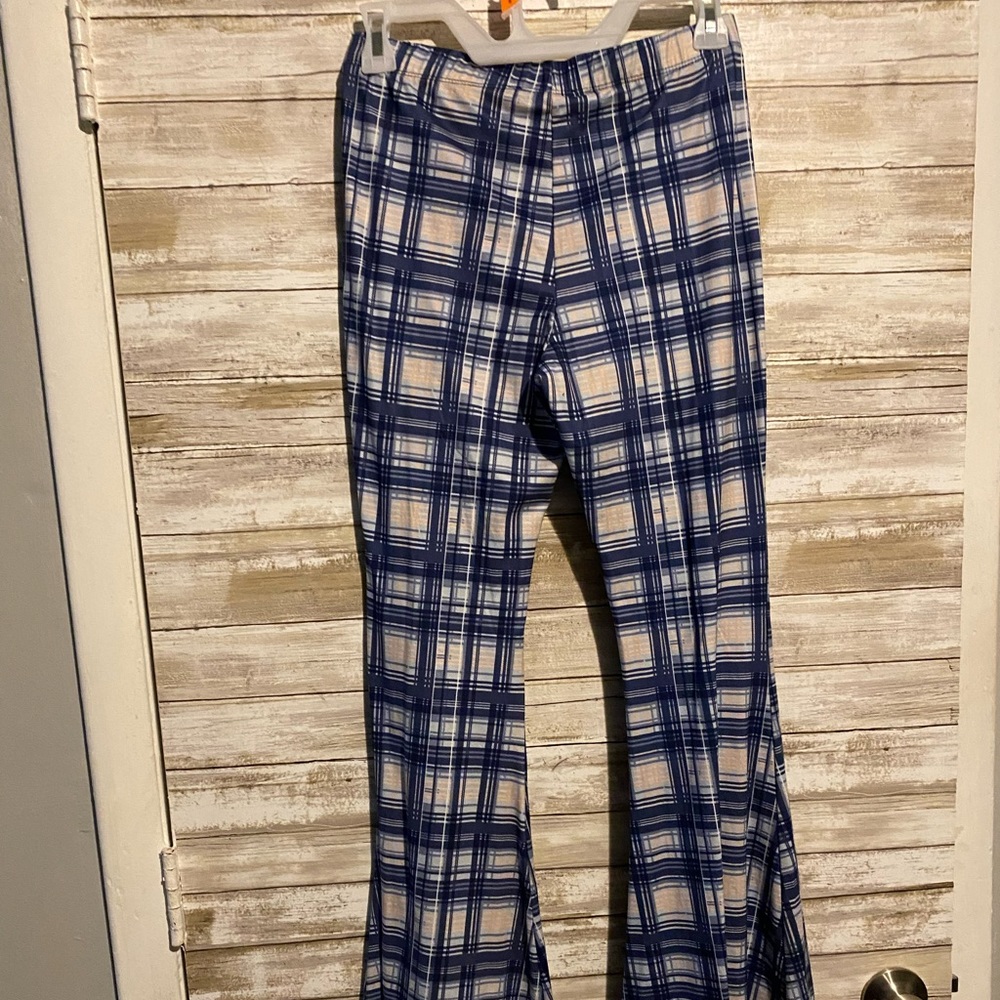 Plaid Flare Leggings